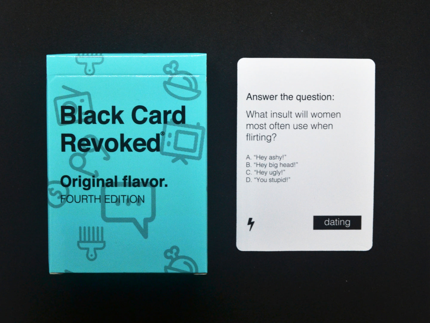 Picture of Black Card Revoked game and cards